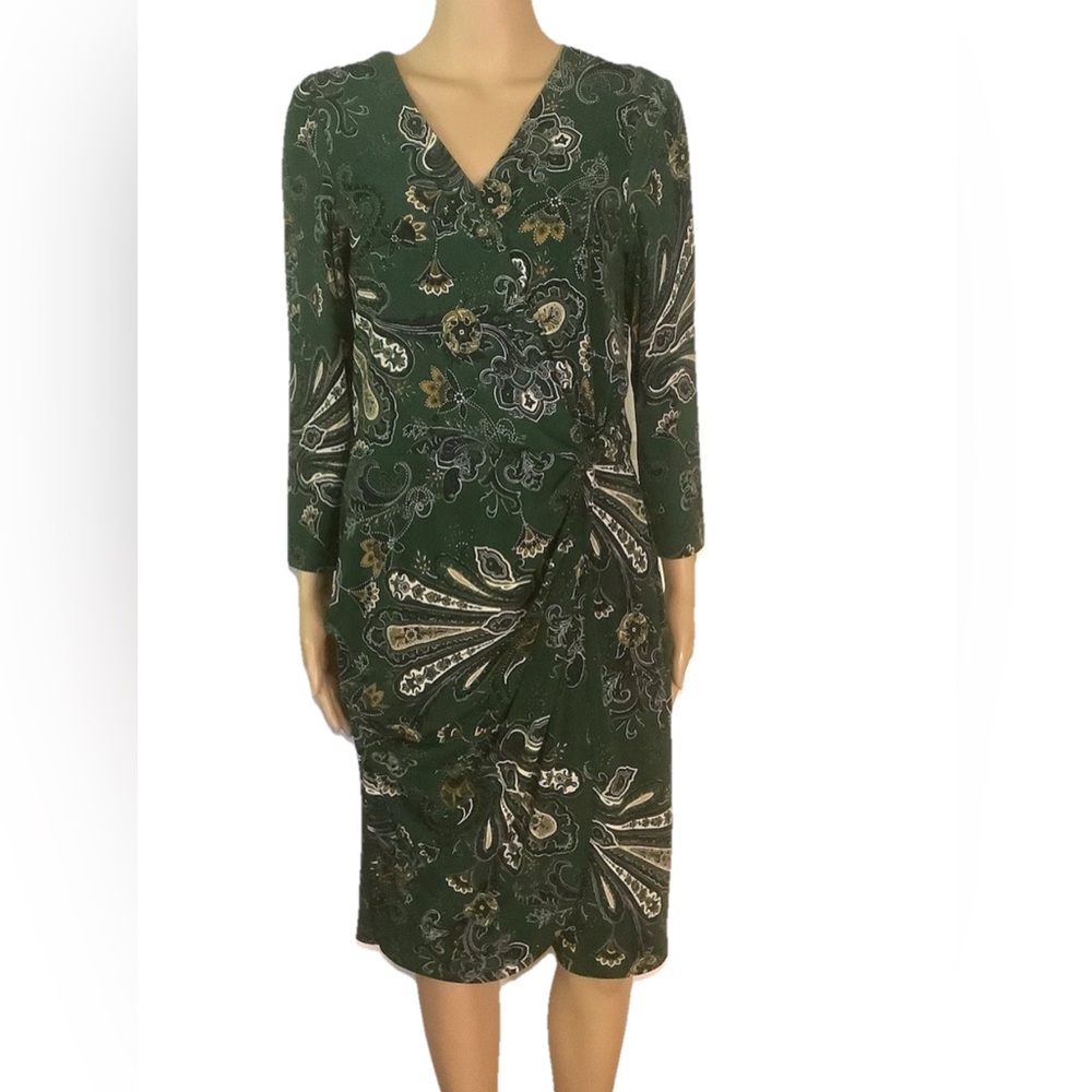 Jessica Howard Green Paisley Dress